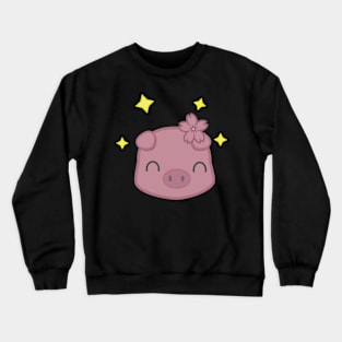 Pleasantly Plump Piggy Crewneck Sweatshirt